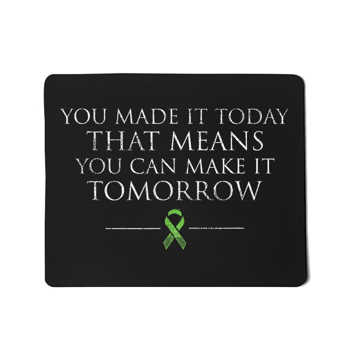 You Made It Today That Means You Can Make It Tomorrow Mousepad
