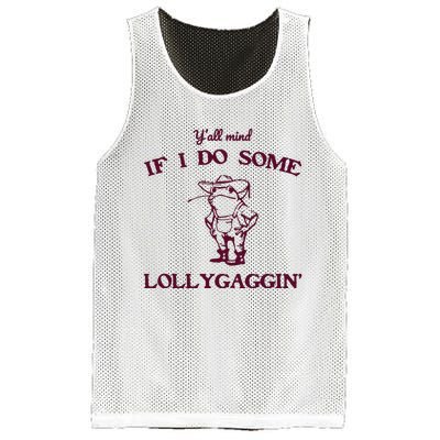 Yall Mind If I Do Some Lollygaggin Funny Frog Mesh Reversible Basketball Jersey Tank