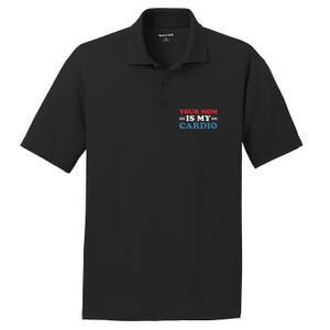 Your Mom Is My Cardio Funny Saying mother's day PosiCharge RacerMesh Polo