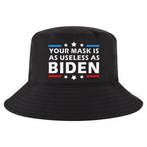 Your Mask Is As Useless As Joe Biden Sucks Funny Political  Cool Comfort Performance Bucket Hat