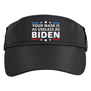 Your Mask Is As Useless As Joe Biden Sucks Funny Political  Adult Drive Performance Visor