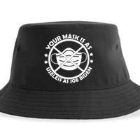 Your Mask Is As Useless As Biden Funny Anti Biden Sustainable Bucket Hat