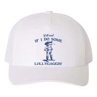 YAll Mind If I Do Some Lollygagging Cowboy Frog Yupoong Adult 5-Panel Trucker Hat