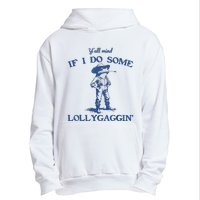 YAll Mind If I Do Some Lollygagging Cowboy Frog Urban Pullover Hoodie