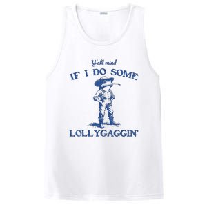 YAll Mind If I Do Some Lollygagging Cowboy Frog PosiCharge Competitor Tank