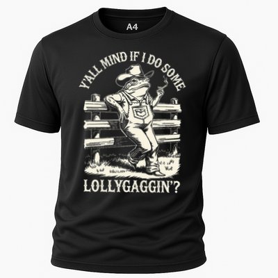 Yall Mind If I Do Some Lollygagging Cowboy Western Frog Performance Shirt