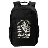 Yall Mind If I Do Some Lollygagging Cowboy Western Frog Backpack