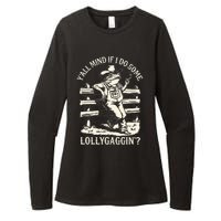 Yall Mind If I Do Some Lollygagging Cowboy Western Frog Womens CVC Long Sleeve Shirt