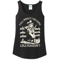 Yall Mind If I Do Some Lollygagging Cowboy Western Frog Ladies Essential Tank