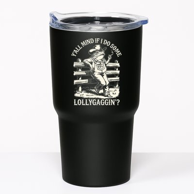 Yall Mind If I Do Some Lollygagging Cowboy Western Frog Tumbler