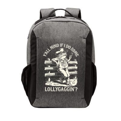 Yall Mind If I Do Some Lollygagging Cowboy Western Frog Vector Backpack