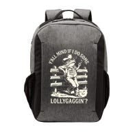Yall Mind If I Do Some Lollygagging Cowboy Western Frog Vector Backpack