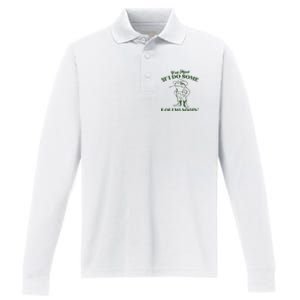 Yall Mind If I Do Some Lollygagging Funny Cowboy Frog Performance Long Sleeve Polo