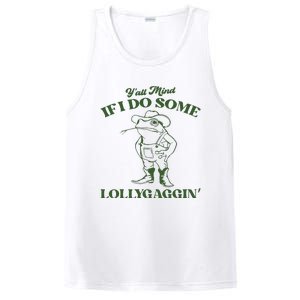 Yall Mind If I Do Some Lollygagging Funny Cowboy Frog PosiCharge Competitor Tank