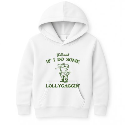 YAll Mind If I Do Some Lollygaggin Kids Hoodie
