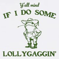 YAll Mind If I Do Some Lollygaggin Wool Snapback Cap