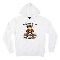 YAll Mind If I Do Some Lollygaggin Vintage Cowboy Frog Meme Hoodie