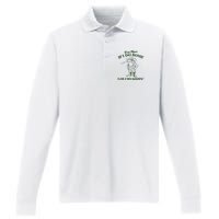 Yall Mind If I Do Some Lollygagging Cowboy Frog Performance Long Sleeve Polo