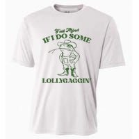 Yall Mind If I Do Some Lollygagging Cowboy Frog Cooling Performance Crew T-Shirt