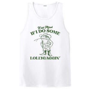 Yall Mind If I Do Some Lollygagging Cowboy Frog PosiCharge Competitor Tank