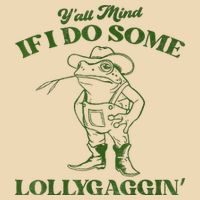 YAll Mind If I Do Some Lollygagging Cowboy Frog Bag