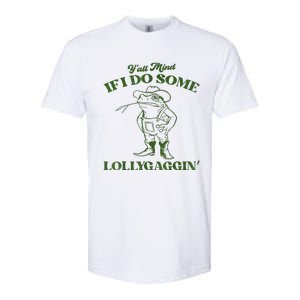 YAll Mind If I Do Some Lollygagging Cowboy Frog Softstyle CVC T-Shirt