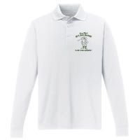 YAll Mind If I Do Some Lollygagging Cowboy Frog Performance Long Sleeve Polo