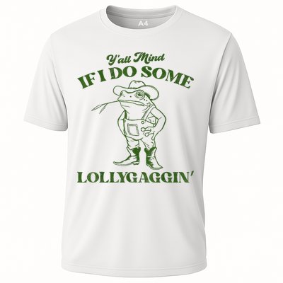 YAll Mind If I Do Some Lollygagging Cowboy Frog Performance Shirt