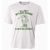 YAll Mind If I Do Some Lollygagging Cowboy Frog Cooling Performance Crew T-Shirt