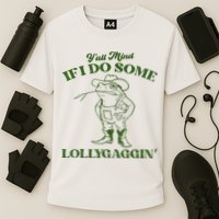 YAll Mind If I Do Some Lollygagging Cowboy Frog Cooling Performance Crew T-Shirt