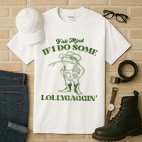 YAll Mind If I Do Some Lollygagging Cowboy Frog Tall T-Shirt