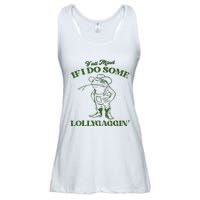 YAll Mind If I Do Some Lollygagging Cowboy Frog Ladies Essential Flowy Tank