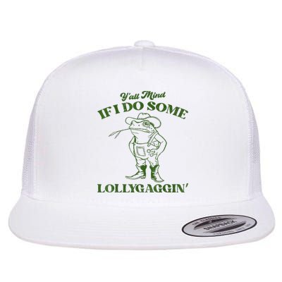 YAll Mind If I Do Some Lollygagging Cowboy Frog Flatbill Hat