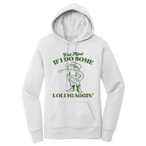 YAll Mind If I Do Some Lollygagging Cowboy Frog Women's Pullover Hoodie