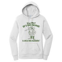 YAll Mind If I Do Some Lollygagging Cowboy Frog Women's Pullover Hoodie