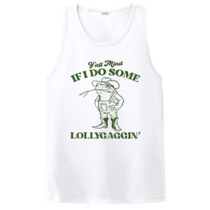 YAll Mind If I Do Some Lollygagging Cowboy Frog PosiCharge Competitor Tank