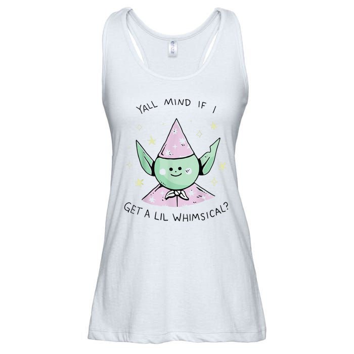 Yall Mind If I Get A Lil Whimsical Ladies Essential Flowy Tank