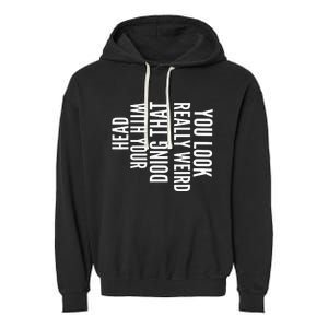 Your Mom Is My Cardio Funny Workout For Men Retro Gym Garment-Dyed Fleece Hoodie