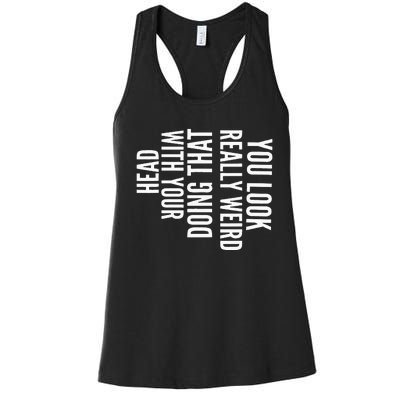 Your Mom Is My Cardio Funny Workout For Men Retro Gym Women's Racerback Tank