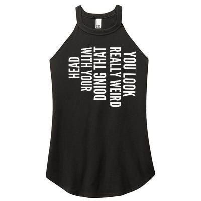 Your Mom Is My Cardio Funny Workout For Men Retro Gym Women's Perfect Tri Rocker Tank