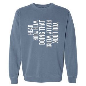 Your Mom Is My Cardio Funny Workout For Men Retro Gym Garment-Dyed Sweatshirt