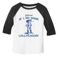 YAll Mind If I Do Some Lollygagging Cowboy Frog Toddler Fine Jersey T-Shirt