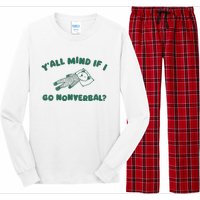 YAll Mind If I Go Nonverbal Long Sleeve Pajama Set