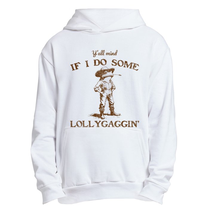 YAll Mind If I Do Some Lollygagging Funny Cowboy Frog Urban Pullover Hoodie