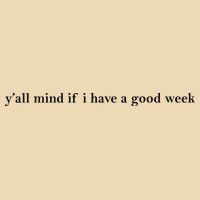 Y’All Mind If I Have A Good Week Bag
