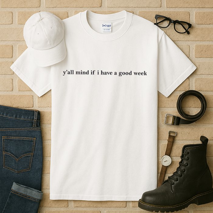 Y’All Mind If I Have A Good Week Tall T-Shirt