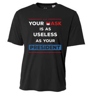 Your Mask Is As Useless As Your President Cooling Performance Crew T-Shirt