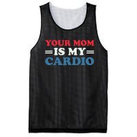 Your Mom Is My Cardio Funny Saying Mesh Reversible Basketball Jersey Tank