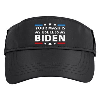 Your Mask Is As Useless As Joe Biden Sucks Funny Political Adult Drive Performance Visor