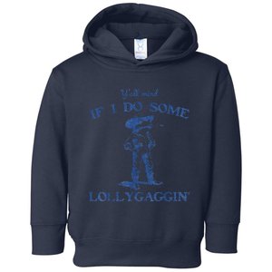 YAll Mind If I Do Some Lollygagging Cow Frog Toddler Hoodie